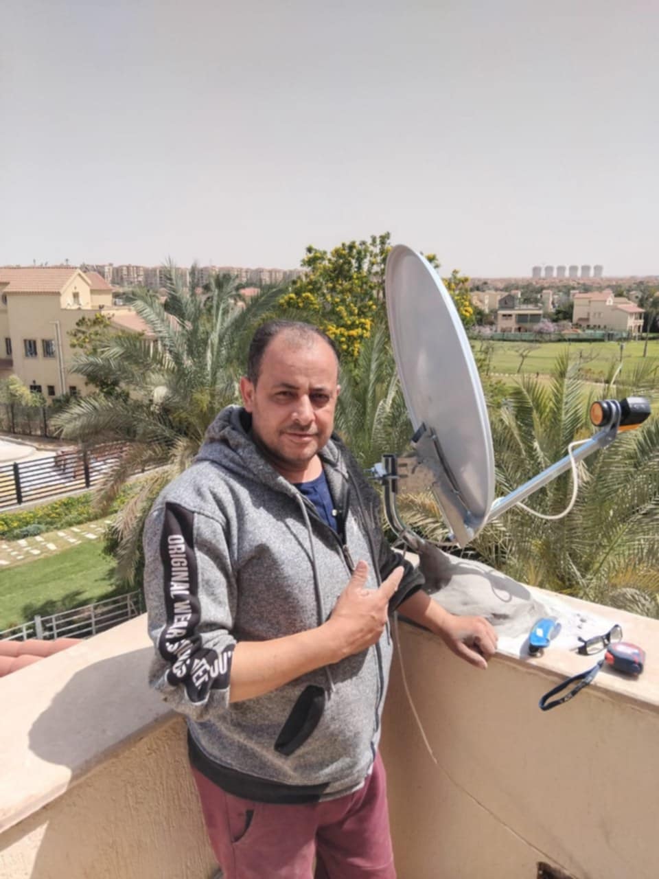 تركيب دش في وصال صيانة كمبوند وصال